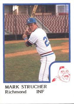 1986 ProCards Richmond Braves #22 Mark Strucher Front