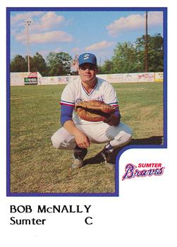 1986 ProCards Sumter Braves #20 Bob McNally Front