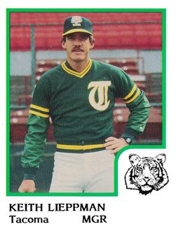 1986 ProCards Tacoma Tigers #13 Keith Lieppman Front