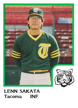 1986 ProCards Tacoma Tigers #20 Lenn Sakata Front