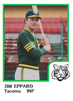 1986 ProCards Tacoma Tigers #5 Jim Eppard Front