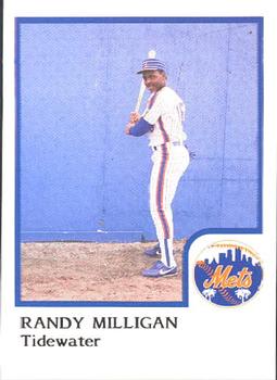 1986 ProCards Tidewater Tides (Mets Logo) #NNO Randy Milligan Front