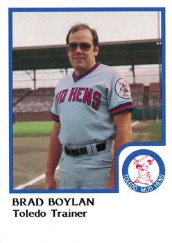 1986 ProCards Toledo Mud Hens #2 Brad Boylan Front