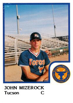 1986 ProCards Tucson Toros #15 John Mizerock Front