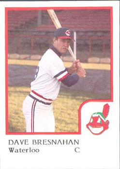1986 ProCards Waterloo Indians #4 Dave Bresnahan Front