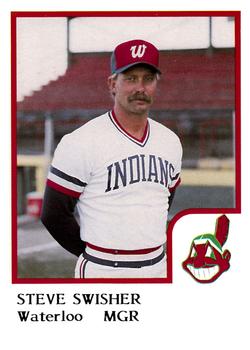 1986 ProCards Waterloo Indians #27 Steve Swisher Front