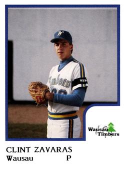 1986 ProCards Wausau Timbers #29 Clint Zavaras Front
