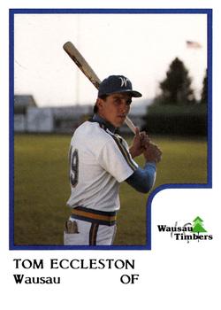 1986 ProCards Wausau Timbers #9 Tom Eccleston Front