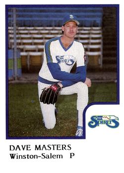 1986 ProCards Winston-Salem Spirits #NNO David Masters Front