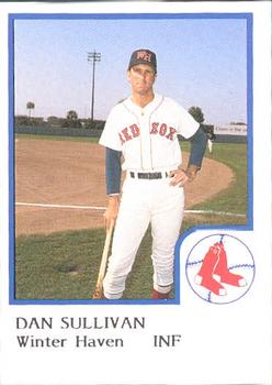 1986 ProCards Winter Haven Red Sox #NNO Dan Sullivan Front