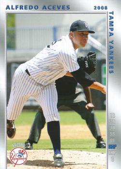 2008 Grandstand Tampa Yankees #1 Alfredo Aceves Front