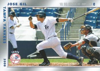 2008 Grandstand Tampa Yankees #13 Jose Gil Front