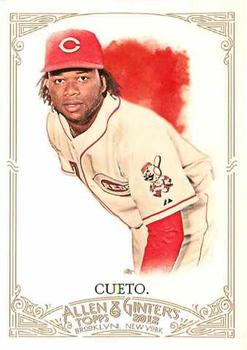 2012 Topps Allen & Ginter #74 Johnny Cueto Front