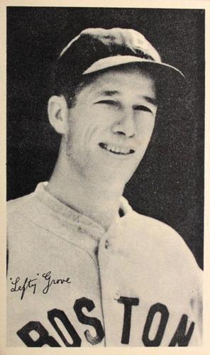 1936 National Chicle Fine Pen Premiums (R313) #NNO Lefty Grove Front
