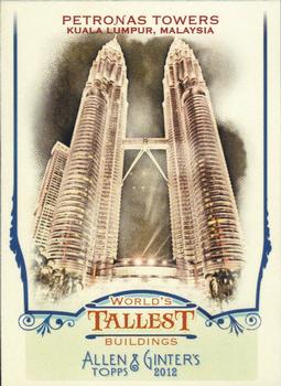 2012 Topps Allen & Ginter - World's Tallest Buildings #WTB3 Petronas Towers Front