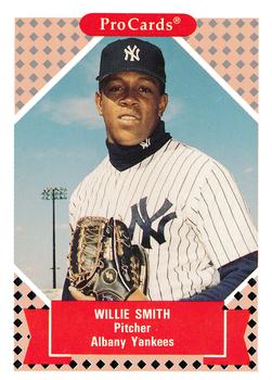 1991-92 ProCards Tomorrow's Heroes #113 Willie Smith Front