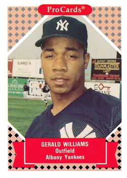 1991-92 ProCards Tomorrow's Heroes #115 Gerald Williams Front