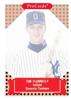1991-92 ProCards Tomorrow's Heroes #128 Tim Flannelly Front