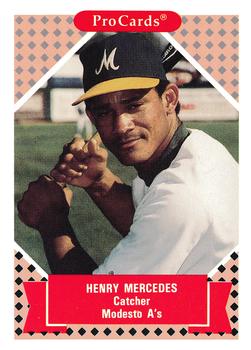 1991-92 ProCards Tomorrow's Heroes #131 Henry Mercedes Front