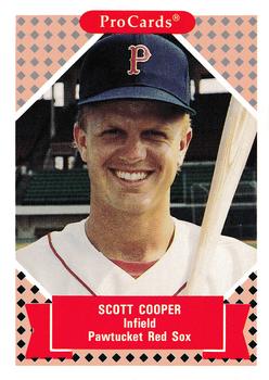 1991-92 ProCards Tomorrow's Heroes #16 Scott Cooper Front