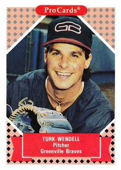 1991-92 ProCards Tomorrow's Heroes #178 Turk Wendell Front