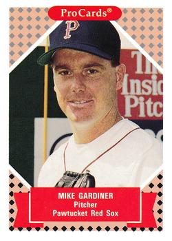 1991-92 ProCards Tomorrow's Heroes #17 Mike Gardiner Front