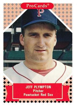 1991-92 ProCards Tomorrow's Heroes #19 Jeff Plympton Front