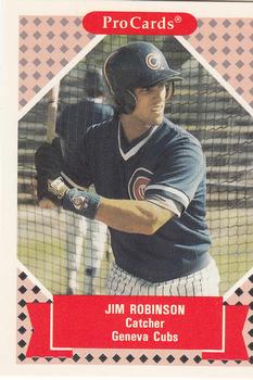 1991-92 ProCards Tomorrow's Heroes #211 Jim Robinson Front