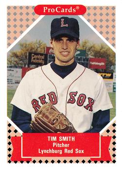 1991-92 ProCards Tomorrow's Heroes #22 Tim Smith Front