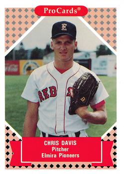 1991-92 ProCards Tomorrow's Heroes #24 Chris Davis Front