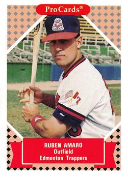 1991-92 ProCards Tomorrow's Heroes #30 Ruben Amaro Jr. Front