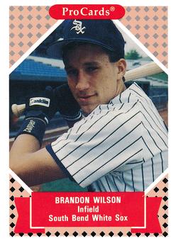 1991-92 ProCards Tomorrow's Heroes #47 Brandon Wilson Front