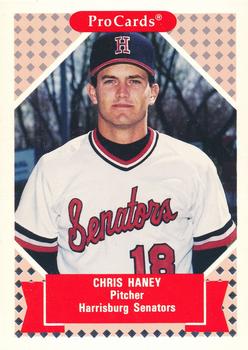 1991-92 ProCards Tomorrow's Heroes #258 Chris Haney Front