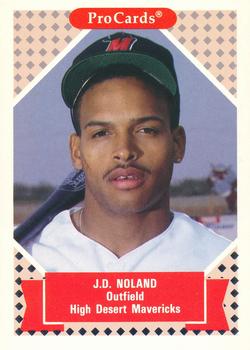 1991-92 ProCards Tomorrow's Heroes #337 J.D. Noland Front