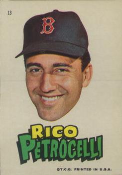 1967 Topps Stickers Boston Red Sox #13 Rico Petrocelli Front