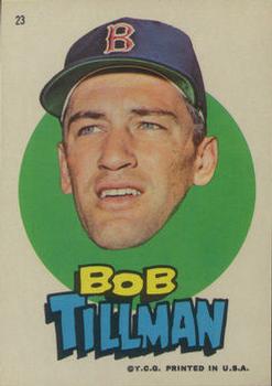 1967 Topps Stickers Boston Red Sox #23 Bob Tillman Front