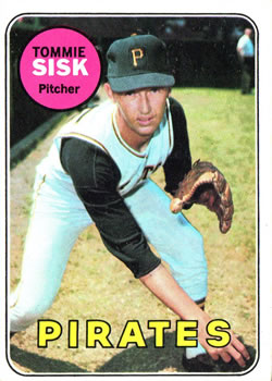 1969 Topps #152 Tommie Sisk Front