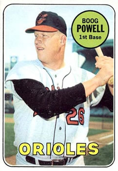 1969 Topps #15 Boog Powell Front