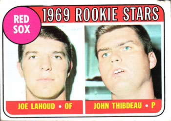 1969 Topps #189 Red Sox 1969 Rookie Stars (Joe Lahoud / John Thibdeau) Front
