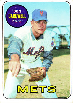 1969 Topps #193 Don Cardwell Front