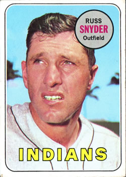1969 Topps #201 Russ Snyder Front
