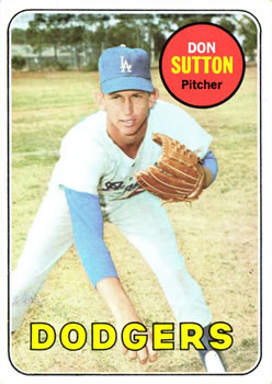 1969 Topps #216 Don Sutton Front