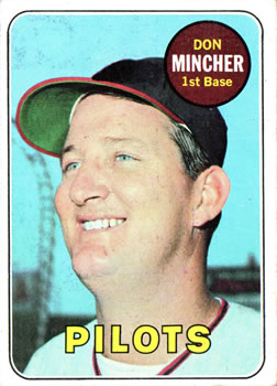 1969 Topps #285 Don Mincher Front