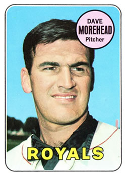 1969 Topps #29 Dave Morehead Front