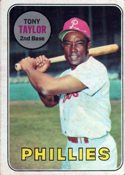 1969 Topps #108 Tony Taylor Front