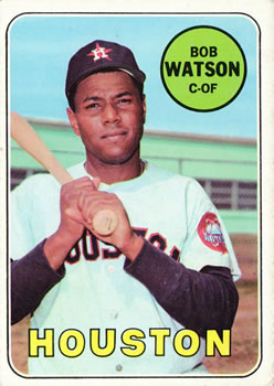 1969 Topps #562 Bob Watson Front