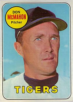 1969 Topps #616 Don McMahon Front