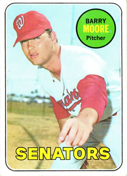 1969 Topps #639 Barry Moore Front