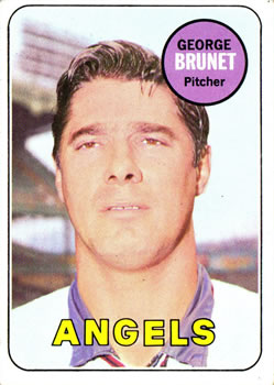 1969 Topps #645 George Brunet Front