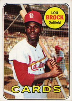1969 Topps #85 Lou Brock Front